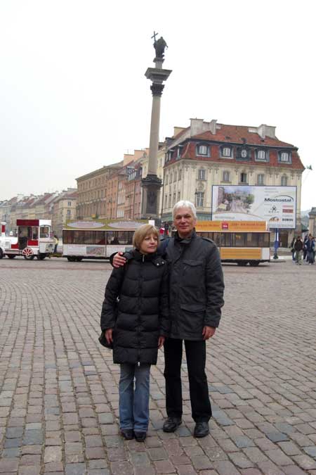 Piotr Stanisław Król z Elą w staromiejskim klimacie